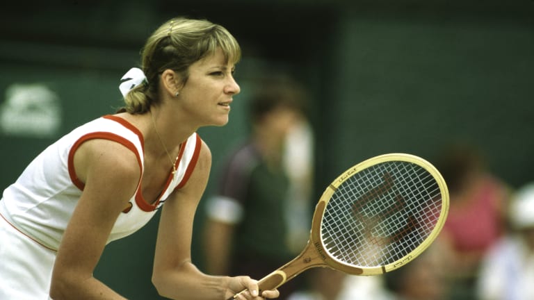 Evert would eventually win 18 Grand Slam titles in her career—two Australian Opens, seven French Opens, three Wimbledons and six US Opens.