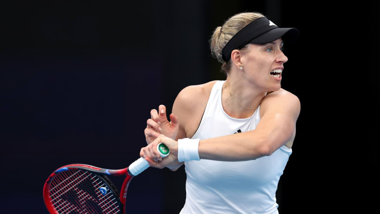 Angelique Kerber, three-time grand slam champion and proud mother, competes at the Australian Open for the first time since 2022.