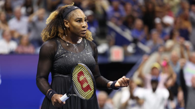 Serena toppled world No. 2 Anett Kontaveit 7-6 (4), 2-6, 6-2 to record her 108th match win at the US Open.