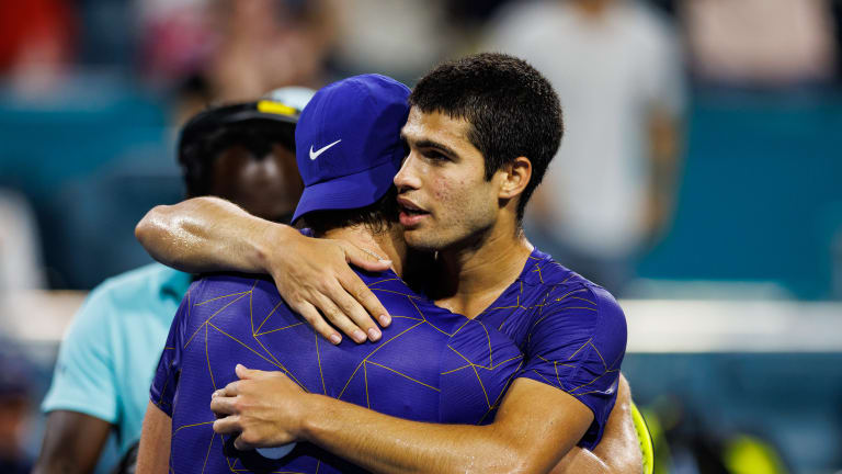 Alcaraz and Kecmanovic played a tense three-setter in Miami two years ago.