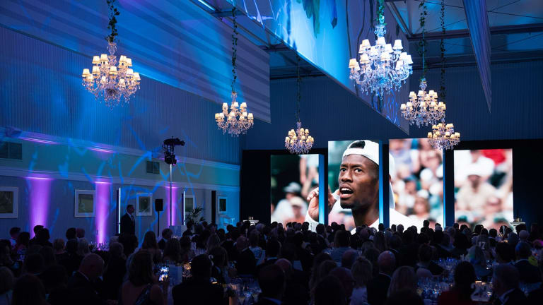The Wimbledon champions dinner marks the traditional end of The Championships, giving winners and runners up a chance to reflect on the fortnight and pose with their respective trophies.