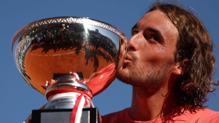 Winning Monte Carlo has been a dream of Tsitsipas' ever since he saw his mother Julia’s name on a list of past champions there. He has now followed her lead three times, in 2021, 2022 and 2024.