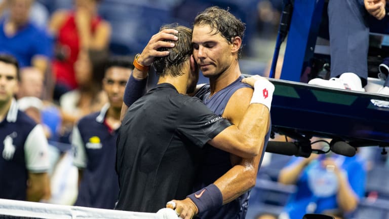 On Rafael Nadal’s late-night win, and David Ferrer’s final Grand Slam
