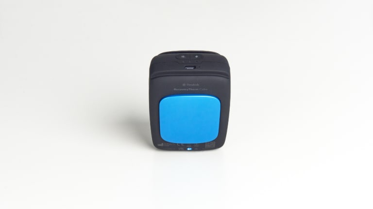 The Therabody Recovery ThermCube provides instant hot, cold and contrast therapy.