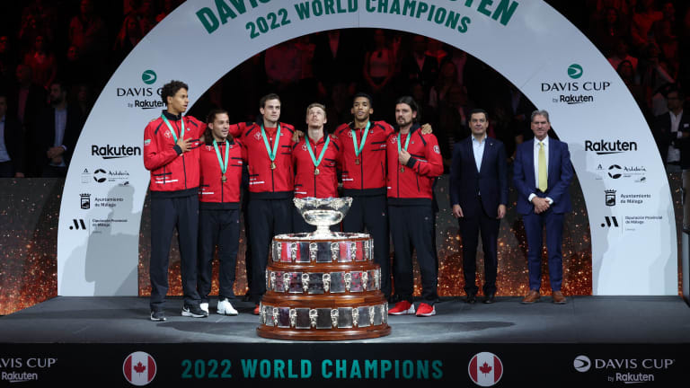 Canada reached its first Davis Cup final in 2019, but were runners-up that year.