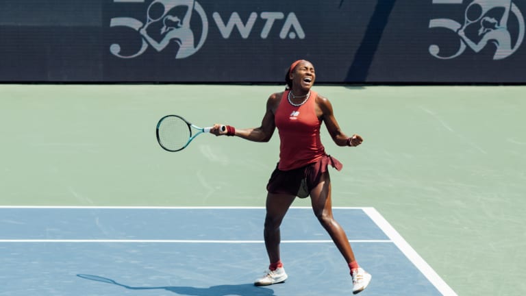 Gauff will play for her first WTA 1000 singles crown on Sunday.