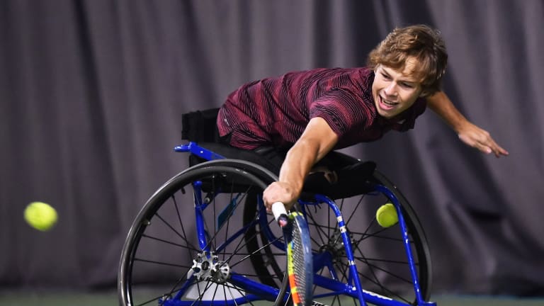 Rising wheelchair tennis star Conner Stroud knows all about grit