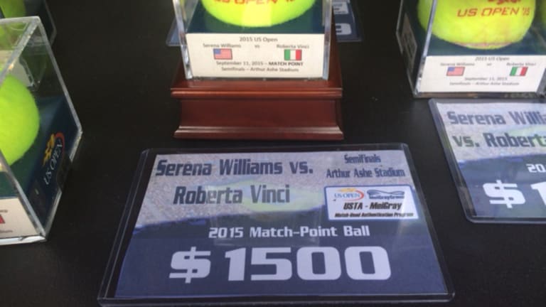 What's Roberta Vinci's match-winning ball worth? For someone, $1,500