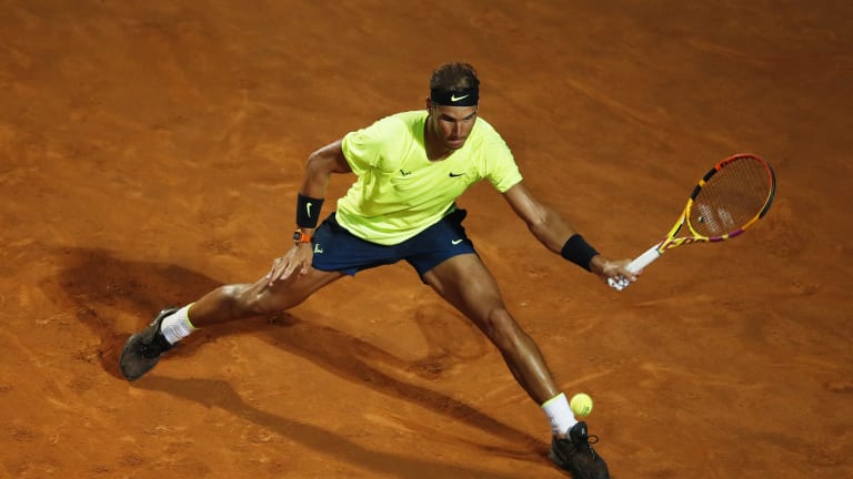 Nadal's blazing Rome return makes the world feel a little more normal