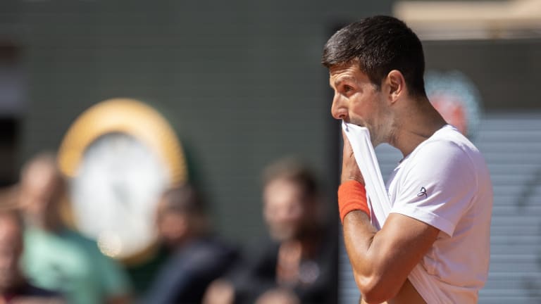 Despite playing a full schedule, Novak Djokovic has yet to reach a semifinal on clay this season.
