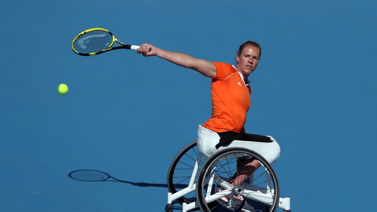 When people see wheelchair tennis for the first time, they are pleasantly surprised that we hit the ball hard, maybe not 200 miles per hour, but harder than most able-bodied people.