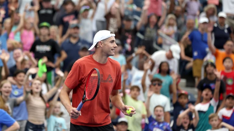 The US Open is Isner's best career major, thanks to his 31-15 record.