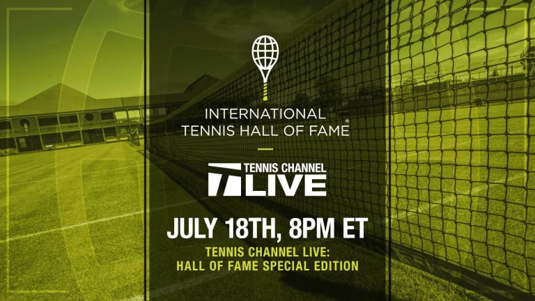 HOF enshrinement partners Martinez and Ivanisevic won in doubles, too