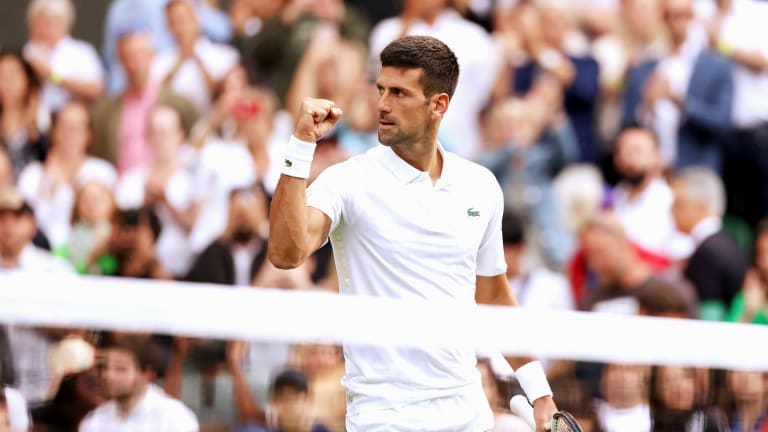 Djokovic has now won his last 24 matches in a row at Grand Slams, a streak that began with his title run at Wimbledon a year ago.