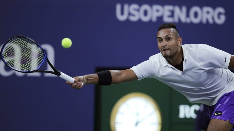 Nick Kyrgios puts on late-night show, then calls ATP "pretty corrupt"