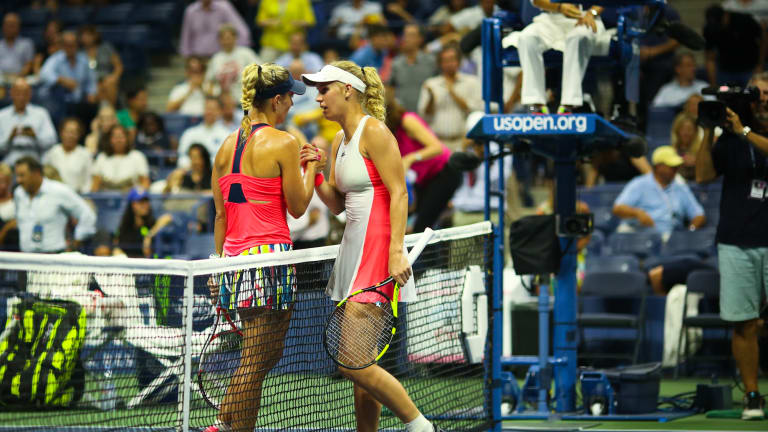 Angelique Kerber reached her first U.S. Open final by playing with the easy command of a No. 1