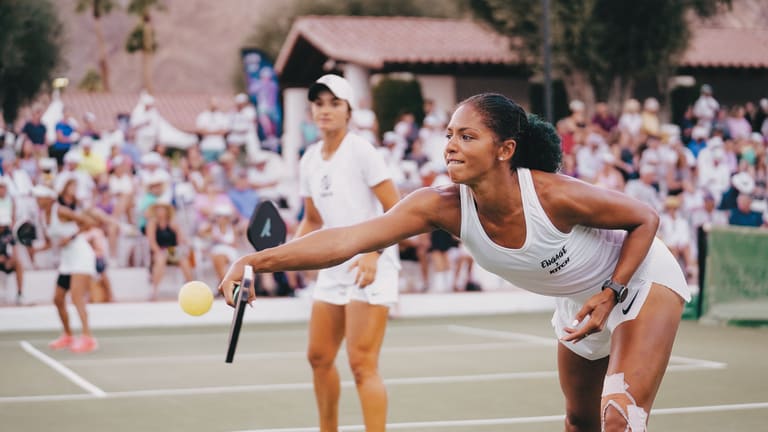 Irvine moved to Florida to train at the Evert Tennis Academy and the Rick Macci Tennis Academy during her teenage years before ultimately turning to pickleball.