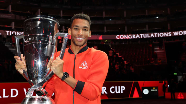 This marks Auger-Aliassime's third consecutive selection to Team World.