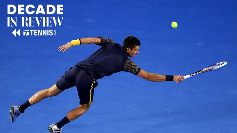 Men's Match of Decade No. 3:  Djokovic d. Wawrinka, 2013 Aussie Open