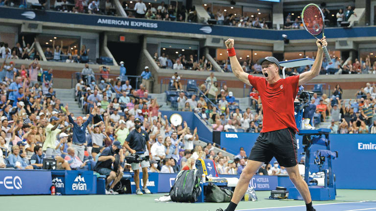 “There’s nothing more exciting than having that atmosphere in Ashe,” says Brooksby, who took a set from Novak Djokovic at the US Open last year. “One-hundred percent that feeling motivates me to get back there, to those types of moments.”