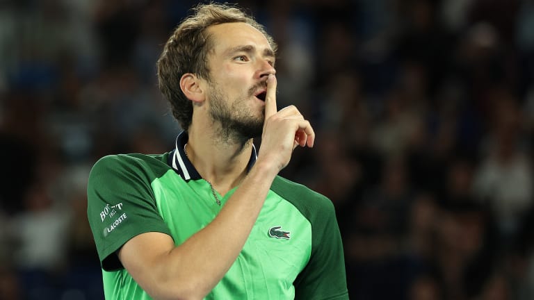 Medvedev rallied from two-sets-to-love to reach his third Australian Open final in four years.