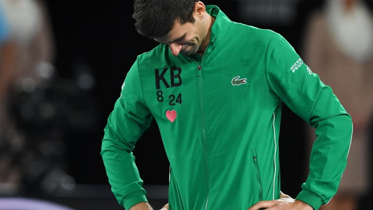 How Kobe Bryant’s death pierced the tennis bubble