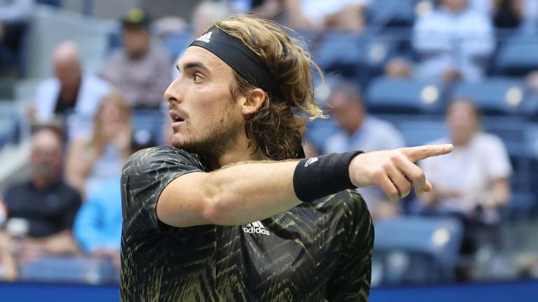 Stefanos Tsitsipas will be able to freely communicate with his father-coach after Wimbledon.