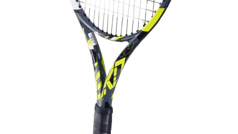 The thicker, firmer beam of the Babolat Pure Aero gives shots more power with less effort