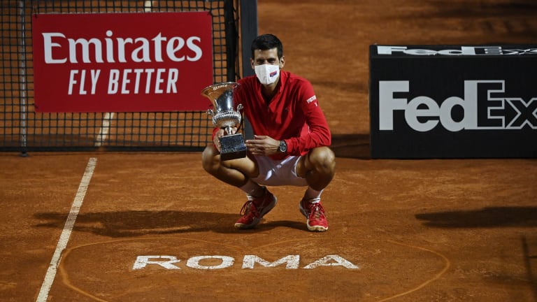 Schwartzman tells Djokovic "you're a crazy player" as Serb wins Rome