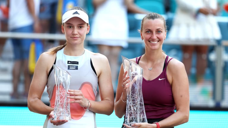 Kvitova won an incredible 75% of second-serve points against Rybakina in the final.