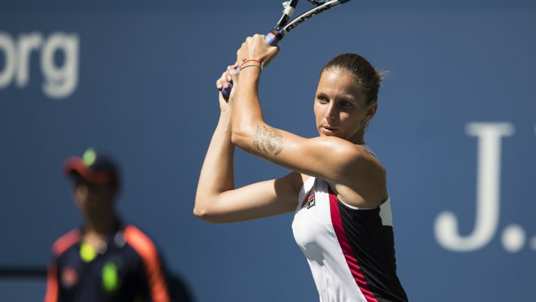 Karolina Pliskova, into her first major semifinal, is getting the hang of this breakthrough thing