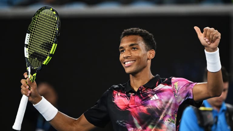 Fourth round, and counting — Auger-Aliassime, the lone Break Point star remaining in the draw, will face world No. 71 Jiri Lehecka next.