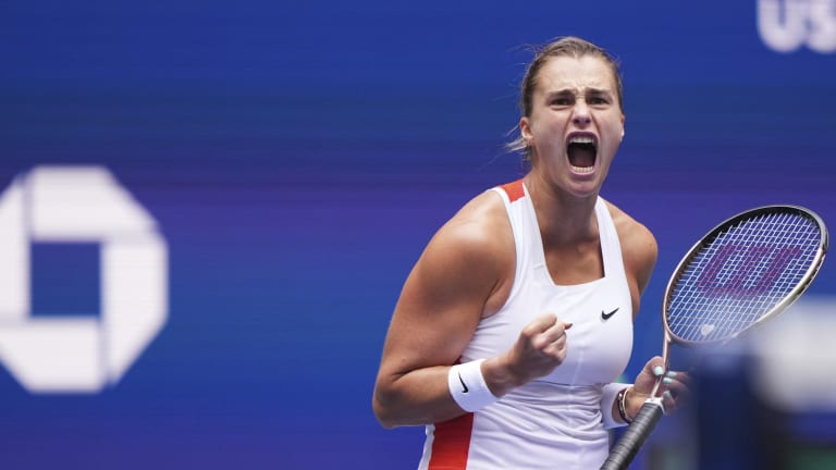 Sabalenka was down 2-5, 1-5 in her second-rounder against Kaia Kanepi and went on to save a pair of match points in a second-set tiebreak.