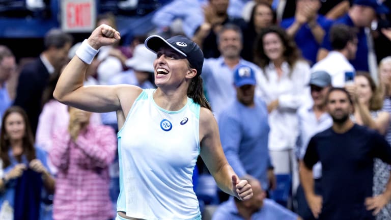 Since losing her very first WTA final as a 17-year-old in 2019, Swiatek has won her last 10 WTA finals in a row—and all in straight sets.