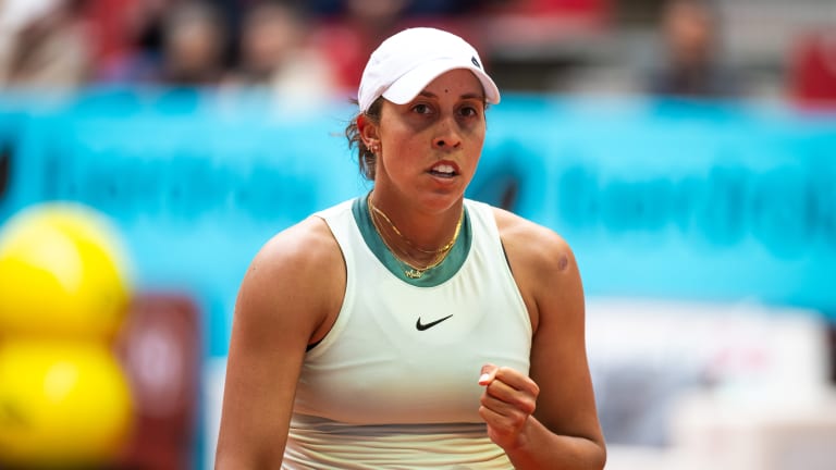 Keys is playing her fourth tournament of the year after returning from a shoulder injury at Indian Wells.