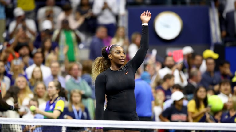 Serena oozes 
confidence in post
match presser