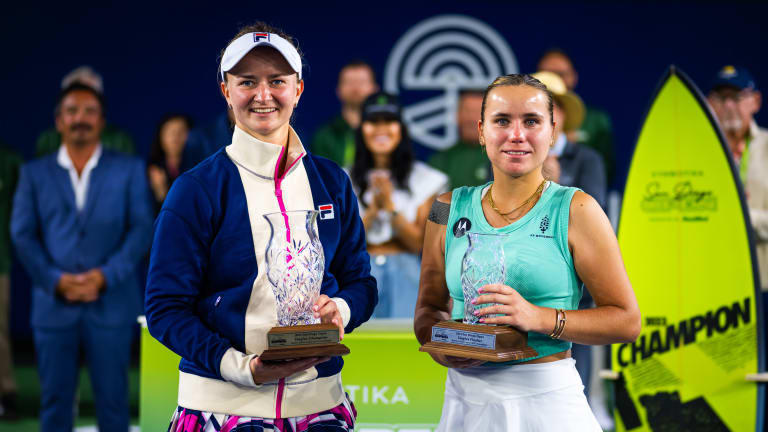 The last two players standing in San Diego—Krejcikova and Kenin—make big moves up the rankings.