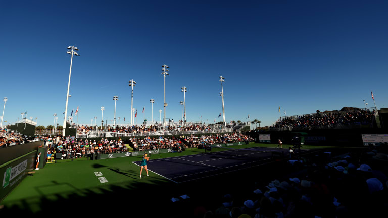 The tournament has returned to its traditional spot in March, with far more fans back on site for days and nights of spectating, eating, shopping.