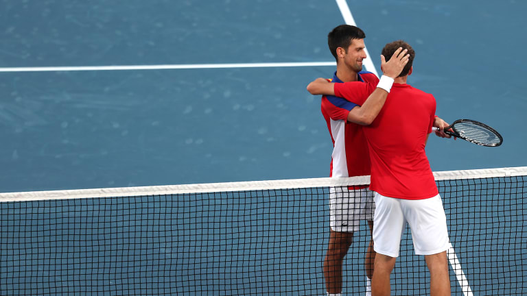 Before Saturday in Tokyo, Djokovic's lone loss in his first five meetings with Carreño Busta came at the 2020 US Open when he was defaulted.