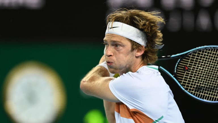 Andrey Rublev improved to 6-2 on the season after seeing off veteran Richard Gasquet in Marseille.