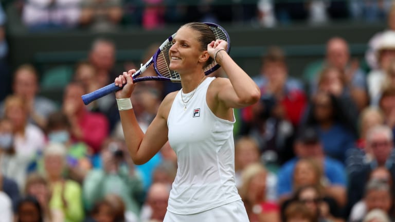 Pliskova is yet to drop a set through five wins at Wimbledon this year (Getty Images).