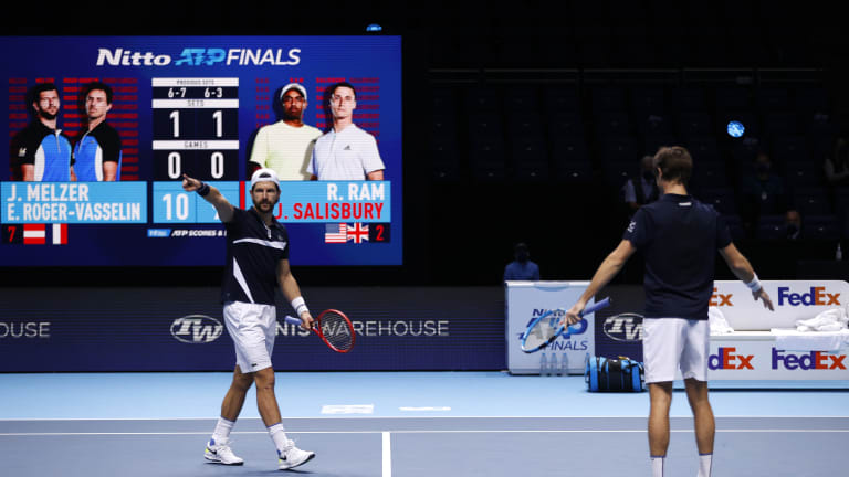 Are Roger-Vasselin 
& Melzer destined to
 win the ATP Finals?