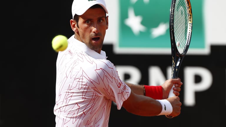 Djokovic survives scare from Ruud to reach 10th career Rome final