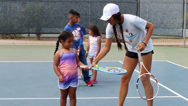 The youth-led nonprofit Second Serve hosted a community day on July 30 to help inspire under-resourced youth through tennis, and introduce young kids to the sport.