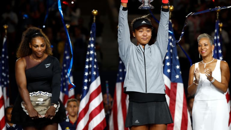 Osaka was in tears after beating Serena Williams in the 2018 US Open final, but not out of joy.