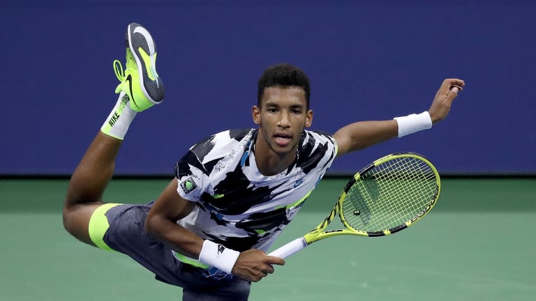 Felix Auger-Aliassime cleared for flight with clean win over Murray
