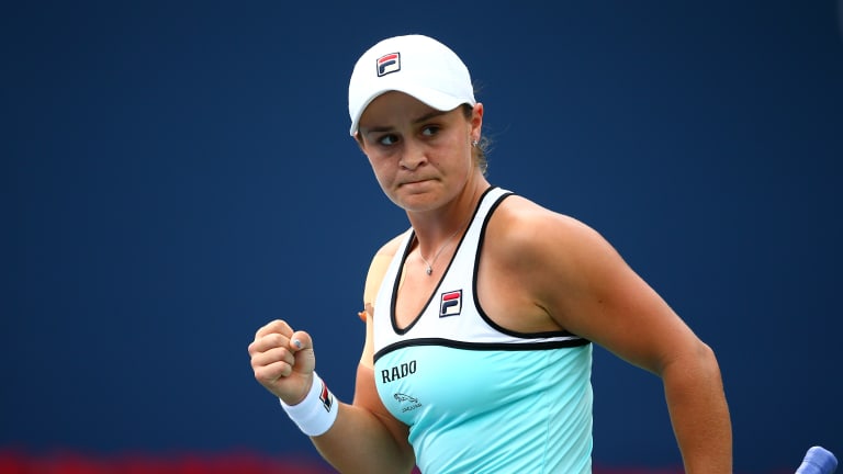 Barty outlasts Kontaveit in three sets to advance in Cincinnati