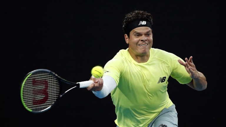 Laser-focused Raonic moves on in Delray with dismissal of Istomin