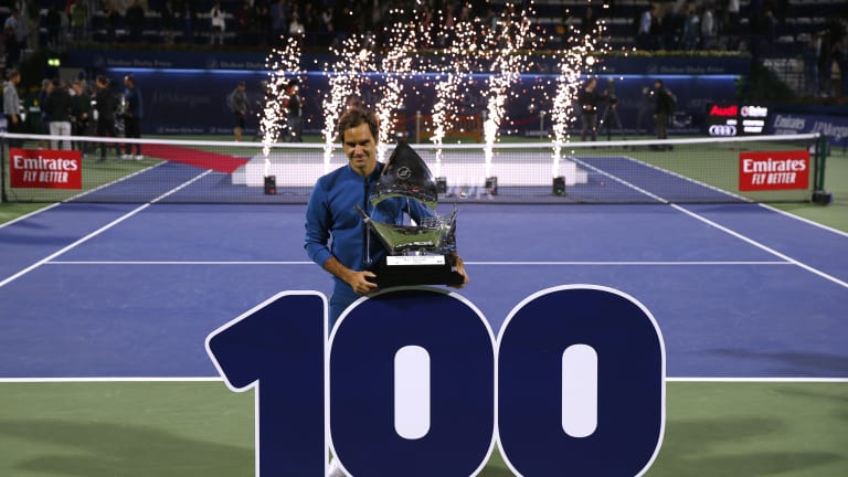 Federer on his 100th career title: "It's an absolute dream come true"