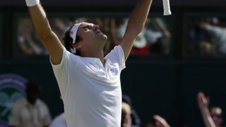 With improbable comeback against Cilic, Federer advances to 11th Wimbledon semi